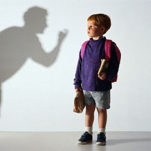 Boy Watching Shadowy Figure