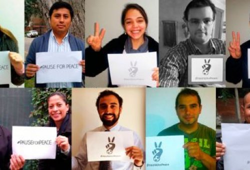 Várias pessoas aderiram a campanha. 